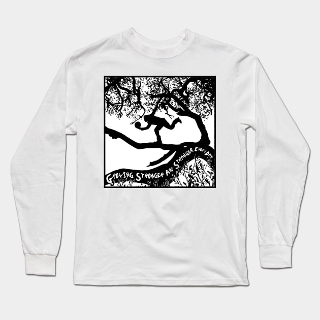 Tom Waits Crooked Tree Long Sleeve T-Shirt by Eyeballkid-